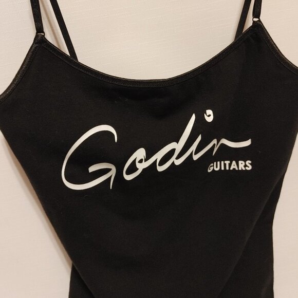 GODIN Guitars Tank Top Women's Small Spaghetti Strap Tank Top BNWOT - Picture 2 of 6